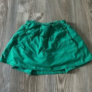 Green skirt